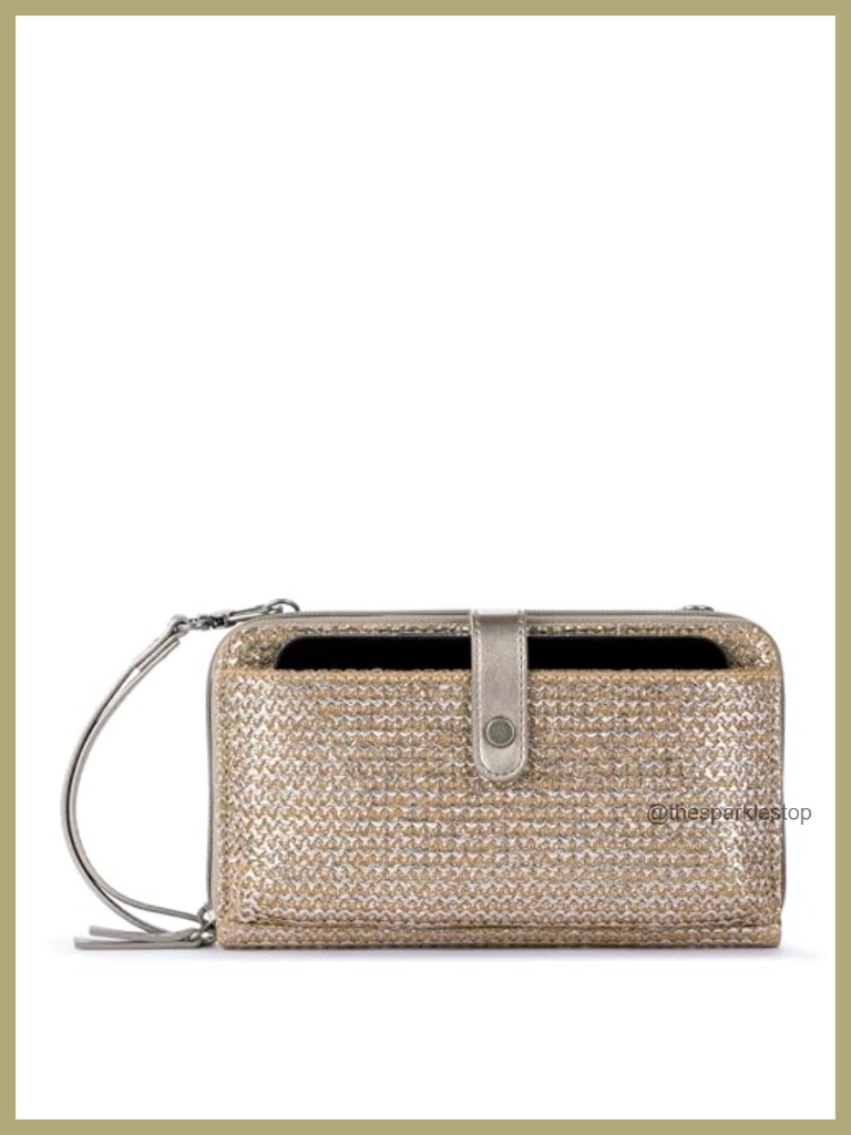 Sakroots Smartphone Crossbody Purse With Wristlet - Polyester, Zipper Closure